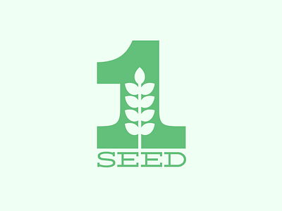 One Seed branding farming fresh green identity logo logotype project seed urban