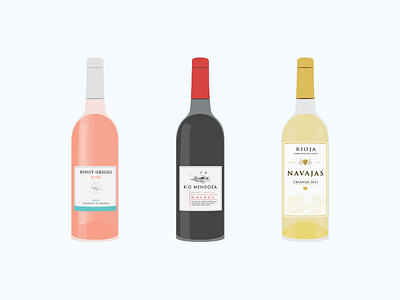Wine Please adobe illustrator bottles email illustration illustrator vector wine wine bottles