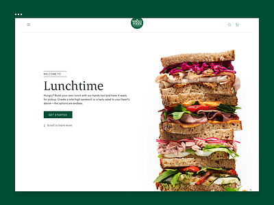 Daily UI 003_Landing daily ui daily ui 003 design food landing page lunch uidesign website whole foods whole foods market