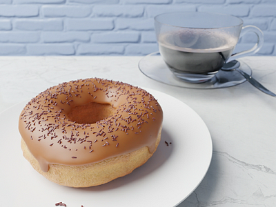 Starting with 3D - Donut Ritual 3d blender chocolate coffee donut guru modeling tutorial