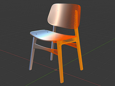 Starting in 3D - Designer Chair 3d blender modeling