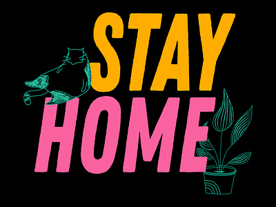 Stay Home art colors covid19 design illustration illustration art vector