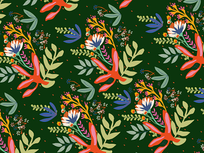 Floral Ilustration | 1. Pattern floral flowers illustration pattern vector