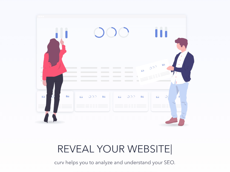 curv.io - Landing page animation animation app flat flat design homepage landing page saas saas landing page vector