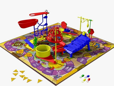 Mousetrap 3d 3d print board game dynamic game maya modeling product design virtual reality