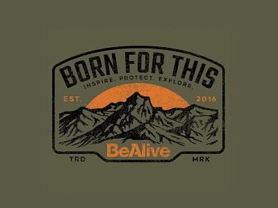 Born For This adobe design graphic design illustration typography vector