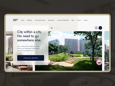 Happy City Residential Complex Website