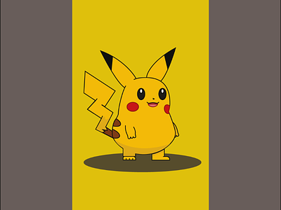 Pikachu 8bit adobe art gaming illustration nintendo nintendods pikachu pokemon sketch
