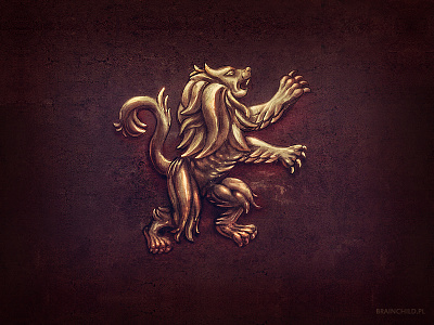 Lion Relief ( 2x ) brainchild brainchild.pl game icon icon icons lion rafal urbanski rafał urbański relief sculpture step by step tutorial