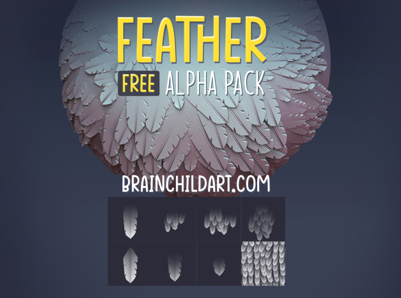 free feather brush zbrush