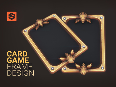 Substance Designer (no bitmaps) Card Game Frame Design / GUI 3d texturing card card design card game card games cartoon game design game ui gui hand painted madewithsubstance rpg gui rpg ui stylised substance substance designer substancedesigner texturing tutorial video