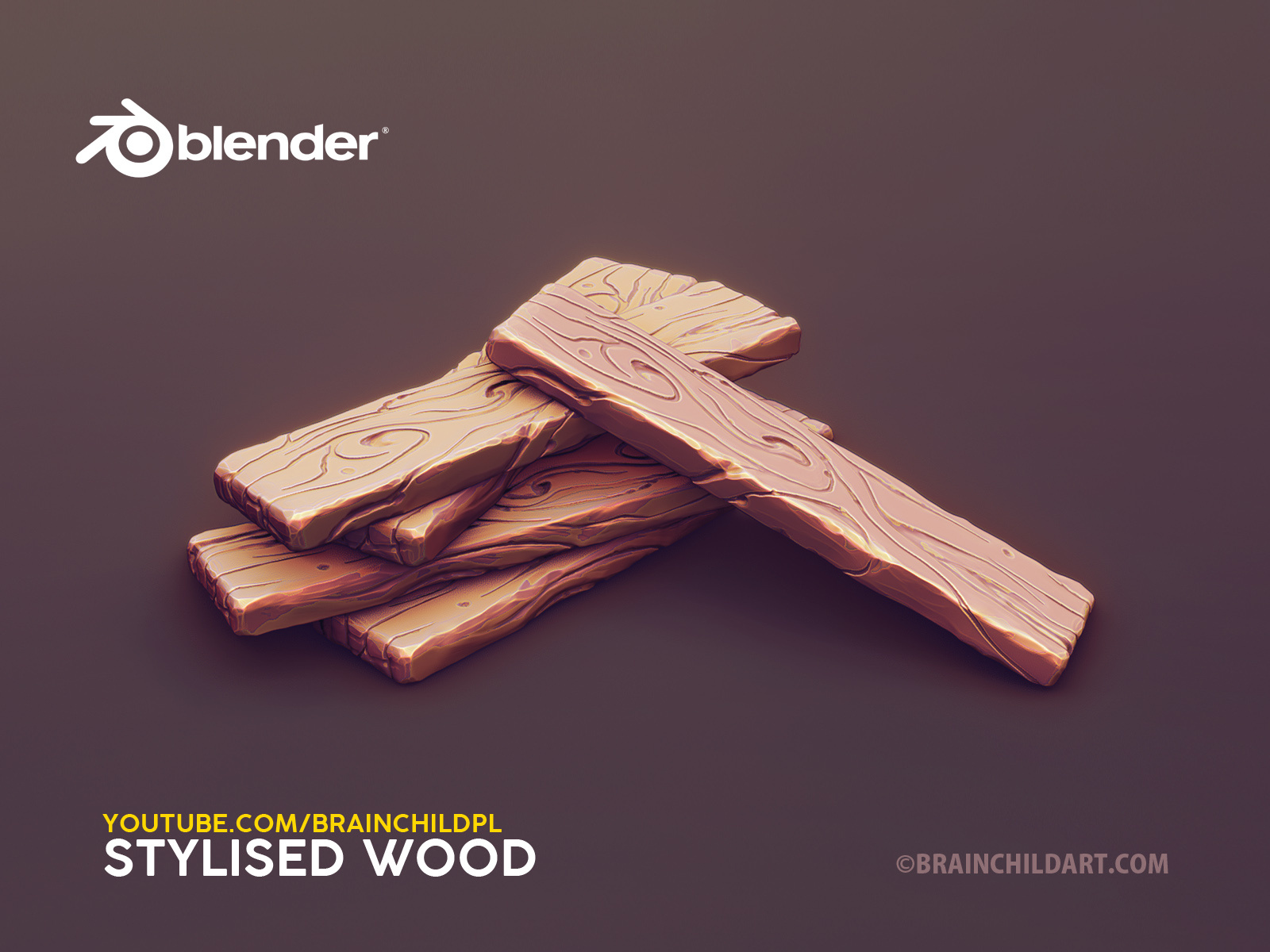 Quick Sculpting Workflow - Blender stylised WOOD PLANKS 3d game artist 3d sculpting blender speed modeling cartoon wood game art game asset highpoly how to sculpt stylised wood how to sculpt wood illustration lowpoly process render sculpting sculpture stylised game art stylised wood tutorial wood wooden