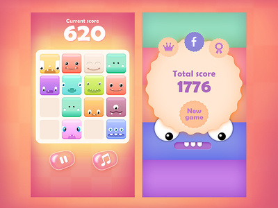 2048 Cute Monsters - Web/iOS/Android