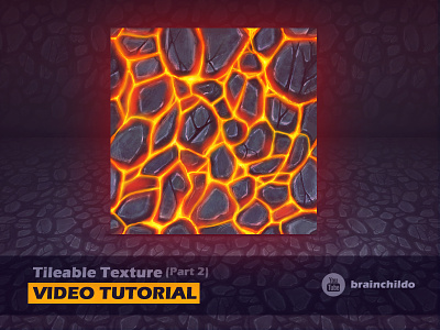 [Tutorial] How to paint seamless lava texture / Part 2 game how to lava photoshop seamless texture tileable tips tutorial