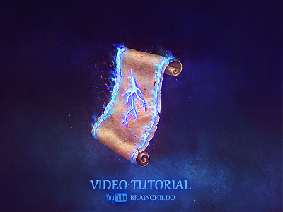 [Tutorial] How to Painting Scroll Icon in Photoshop.Game icon. card design game how to create how to paint icon photoshop tutorial potion tutorial youtube