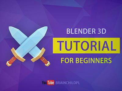 [Tutorial] Modeling a Low poly Sword in Blender - FOR BEGINNERS 3d beginner blender blender tutorial blender3d cartoon model stylised tutorial video tutorial