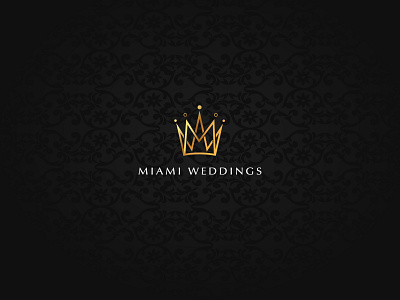 Miami Wedding Logo Design brand identity branding design logotiype