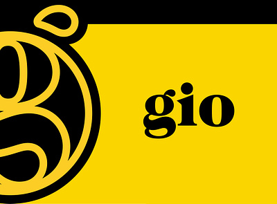 Gio Logo Design brand identity branding design logo typography