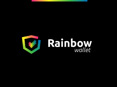 Rainbow Wallet Logo Design by Daniel Bracamonte on Dribbble