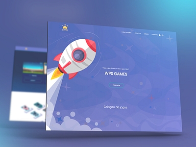 Wpsgames developer site uidesign