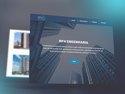 Site para Rp4 Engenharia design engenharia site site design web
