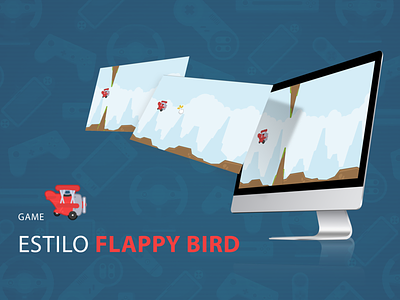 Mockup Game Flappy Bird des moines design game