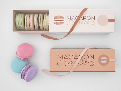 Macaron Muse branding logo minimal typography