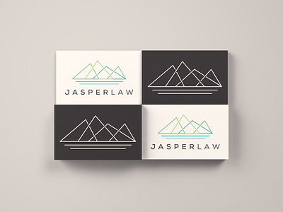 Jasperlaw branding design flat logo vector