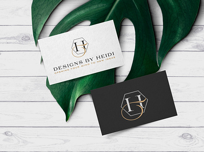 designsbyheidi branding flat logo minimal typography vector