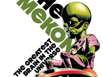 Vector Mekon alien brain evil genius green sci fi scientist