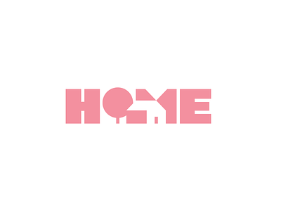Home home house logo logodesign logotype negative space rokac tree type typogaphy