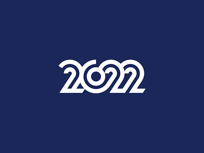2022 2022 happy minimal new year typography
