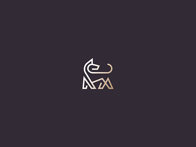 Dog dog icon kerovec line rokac roko simple symbol