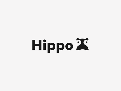 Hippo animal hippo kerovec logo rokac roko simple