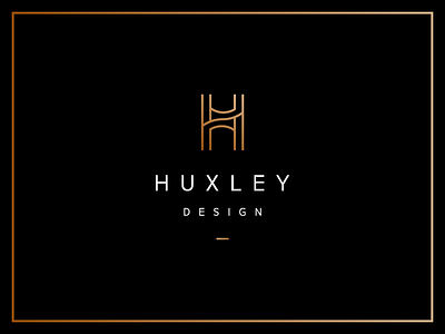Huxley Design branding design h interior logo minimal rokac wood
