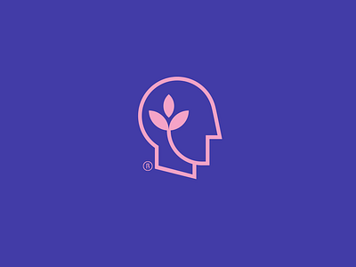 Healthcare flower head health leaf logo minimal modern people person profile regeneration tree