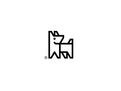 Dawg animal branding clean cute dog logo logodesign puppy simple symbol