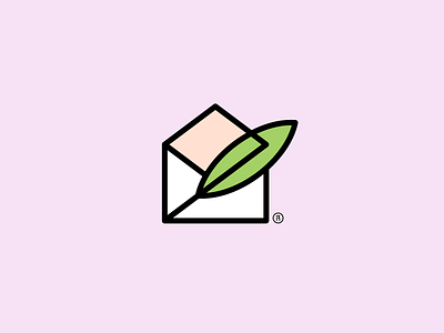 Invite eco envelope envelope design green growth invite leaf letter personal