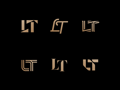 LT Monogram branding logo logotype lt minimal modern monogram rokac symbol tl