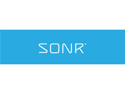 Sonr branding custom logo logotype radio sonor sound swimming talk typography water waves