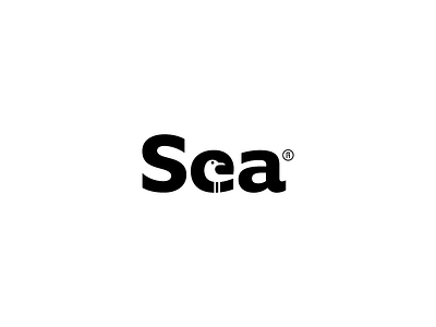 Sea basicgothic bird logotype negativespace rokac sea seagull water