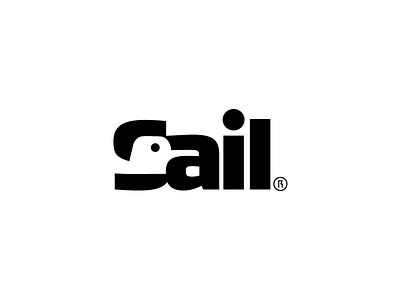 Sail bird branding galeb logo logotype minimal sail seagull