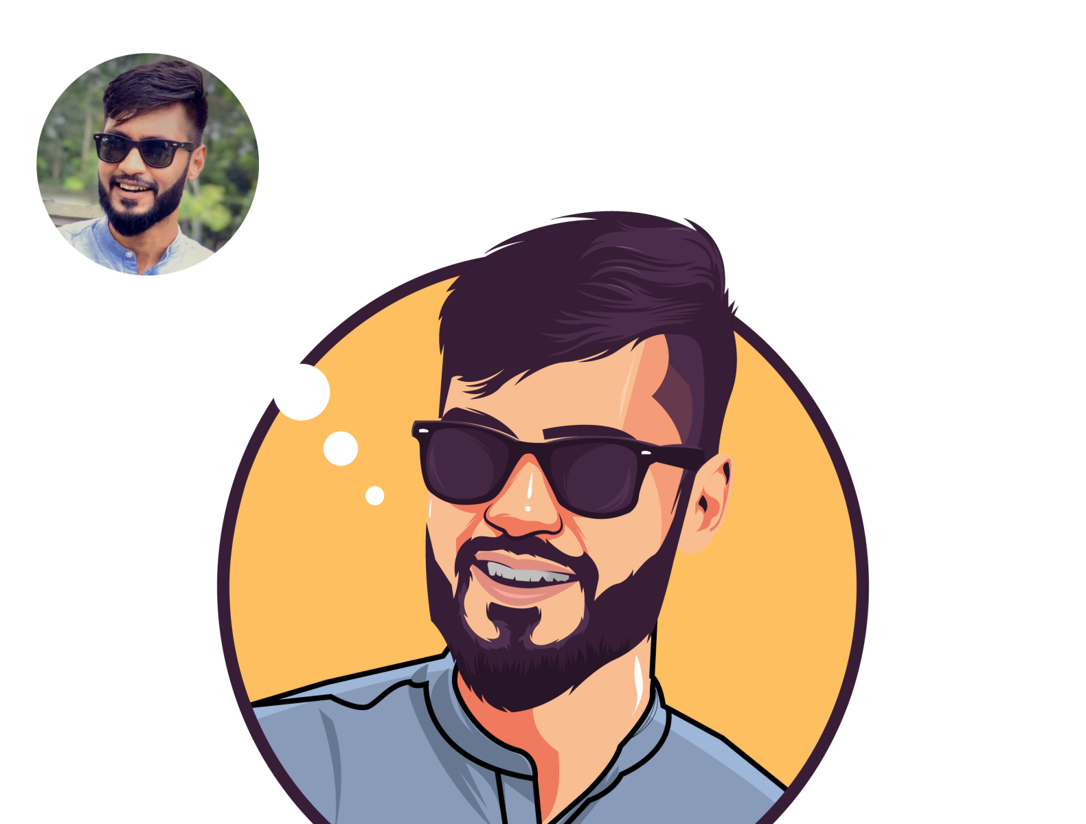 Cartoon Avatar Caricature art by Jahangir Alom Mitu on Dribbble