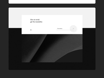 makemepulse rebranding - Newsletter button form grid layout minimal type typeface web website