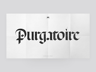 Texture experiment gothic graphic design paper texture type typeface typography