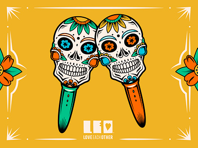 Braves Sugar Skull by Harley Creative on Dribbble