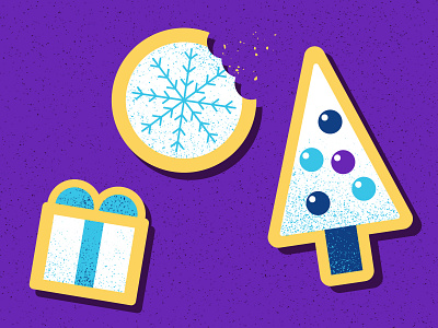 Christmas Cookies christmas christmas tree cookies gifts illustration ornaments presents snowflakes sugar treats