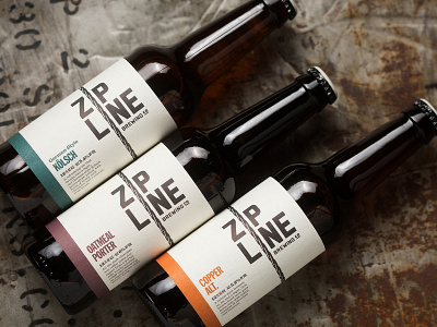 Zipline Packaging beer beer label craft label package design zipline