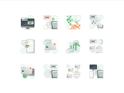 Website Illustrations iconography illustration vector