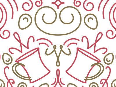 Spreading Cheer cheer christmas drink eggnog holiday line art merry mug vector